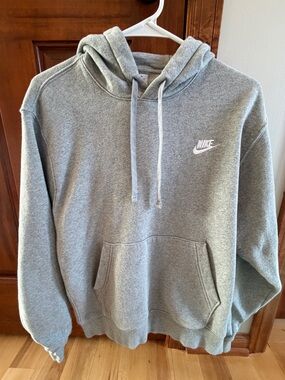 Nike Light Gray Men's Pullover Hoodie
